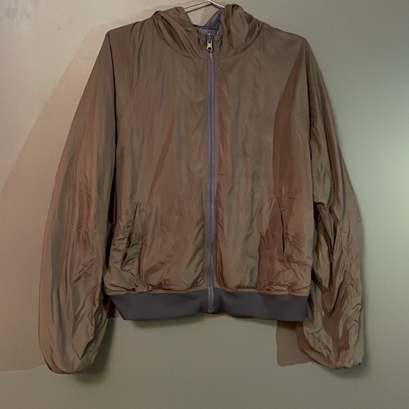 Fabletics Amara Shine Hoodie raincoat jacket - Picture 7 of 11